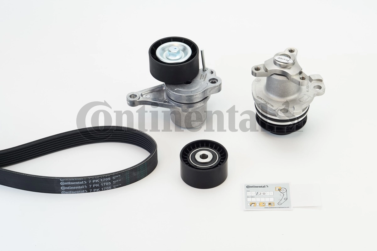 Water Pump + V-ribbed Belt Kit